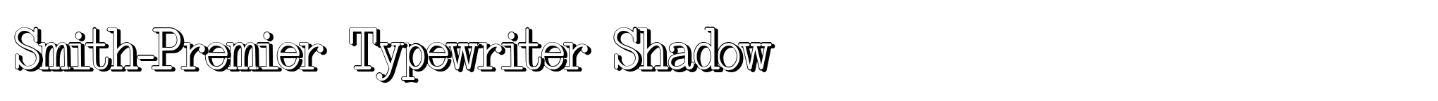 Smith-Premier Typewriter Shadow image